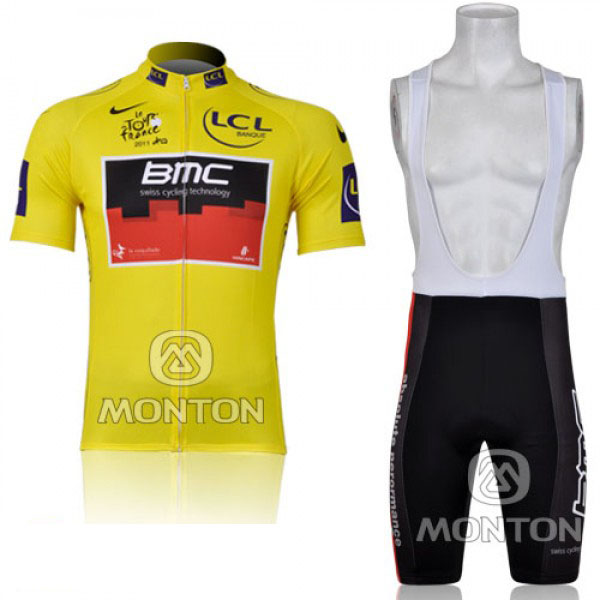 2011 Maillot BMC mangas cortas tirantes